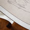 Mapa feito a mão puro de papel de Acupoint do arroz, carta 60x125cm da parede do ponto da acupuntura