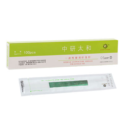 Das agulhas de aço inoxidável da acupuntura da diálise agulhas descartáveis da acupuntura de Sujok