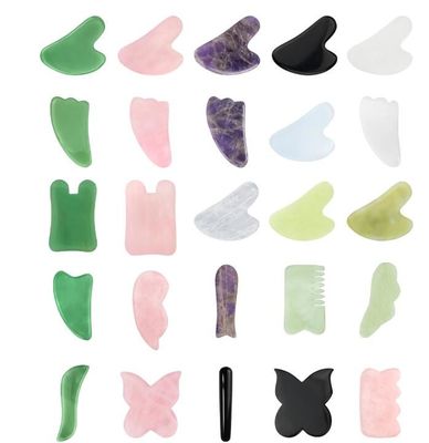 Ferramentas de Jade Guasha para Relaxamento Muscular e de Tecidos