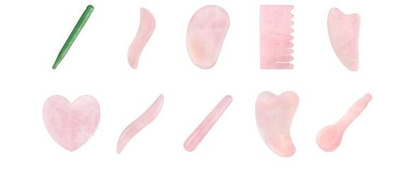 Irregular Jade Verde Gua Sha Massager Ferramenta Ergonomicamente Projetado Corpo E Rosto Guasha