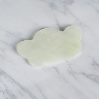 Irregular Jade Verde Gua Sha Massager Ferramenta Ergonomicamente Projetado Corpo E Rosto Guasha