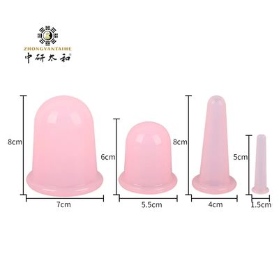 Conjunto de Cupping de silicone reutilizável para anti-reumático e desintoxicação
