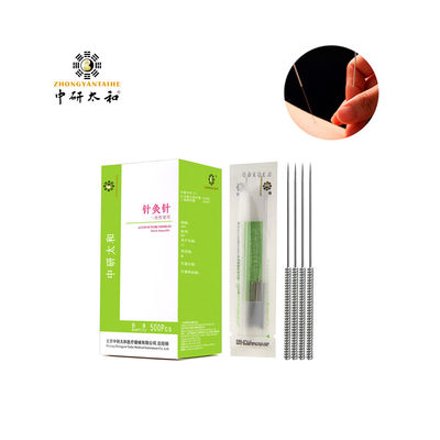10mm de comprimento de punho endireito Agulhas de acupuntura intradérmicas para a medicina tradicional chinesa e alívio da dor