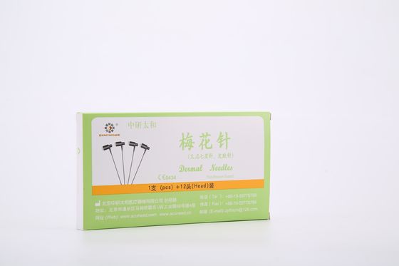Agulhas de flor de ameixa polidas 0,20 mm x 25 mm para armazenamento em um local fresco e seco