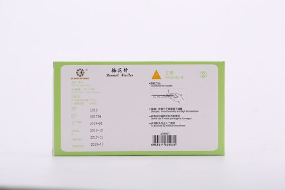 Medicina tradicional chinesa Zhongyan Blossom Agulha 12 Agulhas Caixa Equipamento de acupuntura adequado para clínica e terapêutica