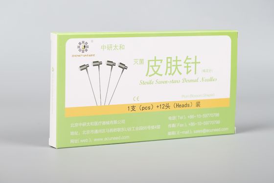 Agulha de Flor de Ameixeira Estéril de 15cm para Tratamento de Acupuntura