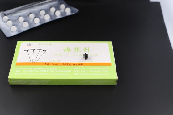 Agulha de Flor de Ameixeira Estéril de 15cm para Tratamento de Acupuntura