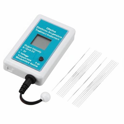 Effective Electronic Acupuncture Treatment Instrument Output Intensity 0-10mA DC 3V Voltage and Acupuncture Needles for  Management