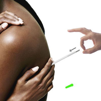 Agulhas de acupuntura afiadas de uso único para beleza facial