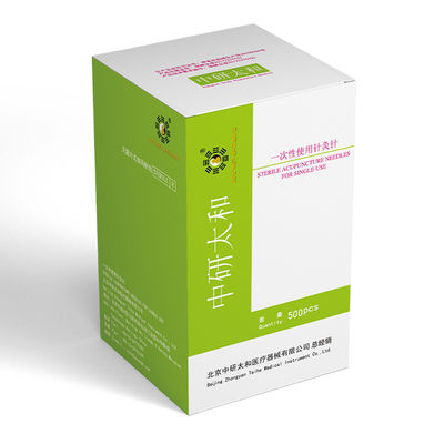 Silver Zhongyan Taihe Agulhas de Acupuntura Agulhas Intradermais Para Acupuntura Facial