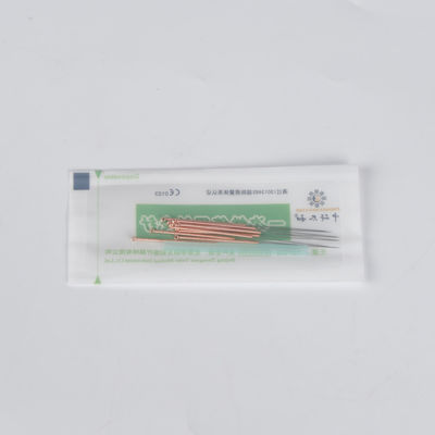 Agulhas de acupuntura seguras esterilizadas descartáveis 0,20 ~ 0,40 mm Para tratamento de beleza