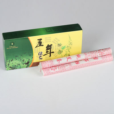 Natural Moxa Moxibustion Tools with Certification CE TUV ISO GMP and Shelf Life of 5 Years