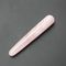 Abrandamento do corpo de Crystal Massage Stick Quartz Beauty do rosa da acupuntura