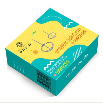 Agulhas de acupuntura intradérmica personalizadas com diâmetro de alça de 1,5 mm do OEM continental