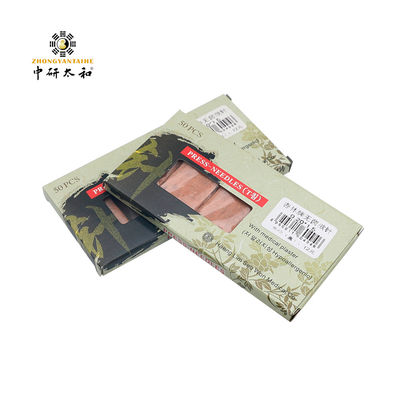 Agulhas de Pressão para Acupuntura com Cabo Plástico Padrão de Segurança GB 2024-2016 para Tratamento Eficaz e Confortável