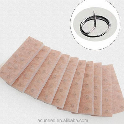 Agulhas de pressão para acupuntura certificadas CE TUV ISO GMP Esterilização por gás óxido de etileno para tratamento seguro e eficaz