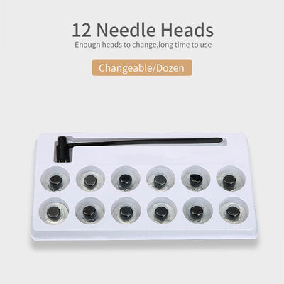 PVC manusear agulhas de flor de ameixa 12 agulhas caixa agulhas de acupuntura adequado para profissionais em acupuntura e bem-estar