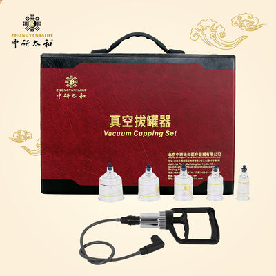 Limpe a sução 19 copos de relevo de dor nas costas colocando da massagem das celulites da terapia de Hijama dos grupos chinês