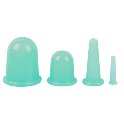 Conjunto de xícaras de silicone de grau alimentício para massagem nos olhos e rosto para cuidados com a saúde