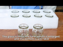 Conjunto chinês anti-envelhecimento de vidro transparente para o rosto e corpo