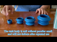 Gel de sílica natural Goma Cupping Medicina chinesa Saúde Fitness Massagem Terapia