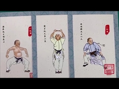 Cartão postal da Cultura da Medicina Chinesa Criativa