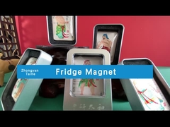 Imã de geladeira personalizado 3D, Imã de geladeira de cristal de souvenirs